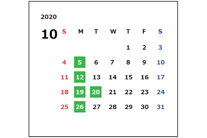 10月150%済