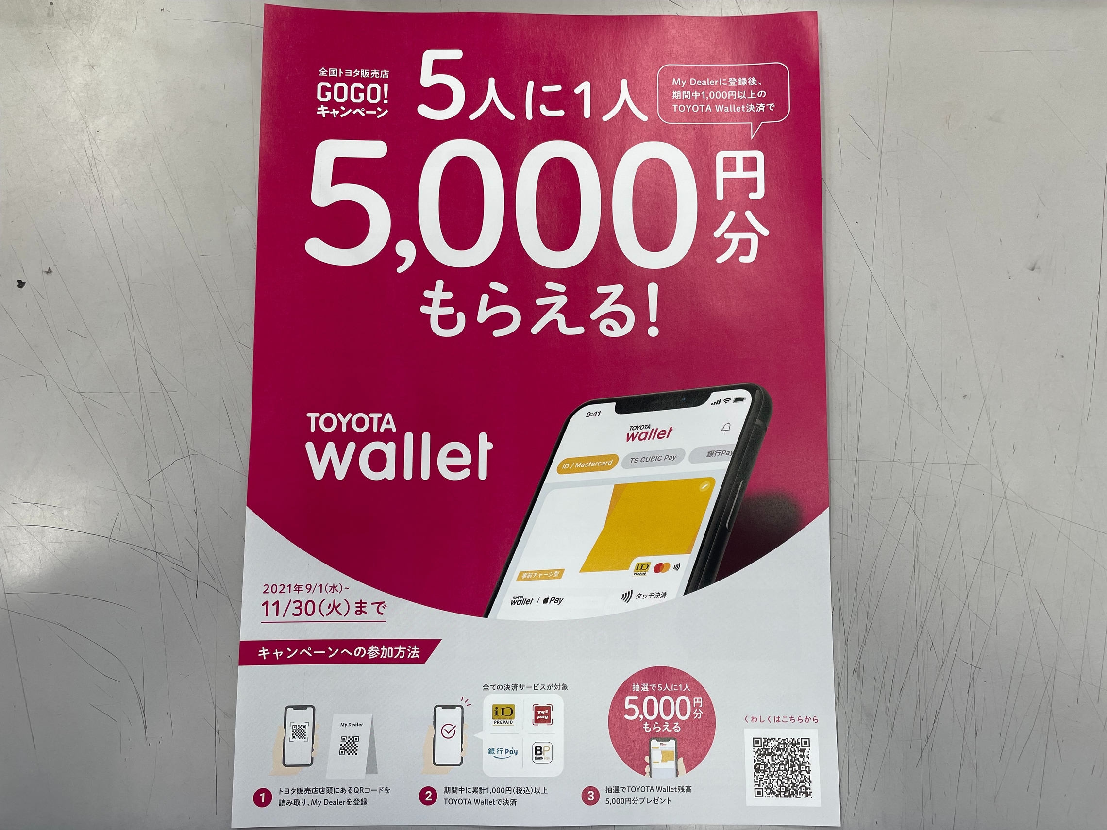 TOYOTA Wallet キャンペーン！