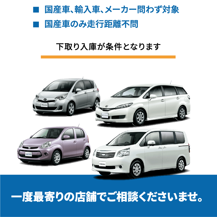 どんなクルマが対象ですか